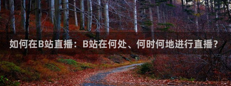 百事通nba直播极速体育直播：如何在B站直播：B站在何处、何时何地进行直播？